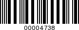 Barcode Image 00004738