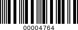 Barcode Image 00004764