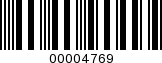 Barcode Image 00004769