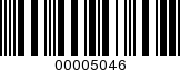 Barcode Image 00005046
