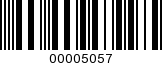Barcode Image 00005057
