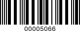 Barcode Image 00005066