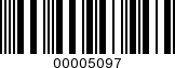Barcode Image 00005097