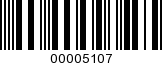 Barcode Image 00005107