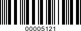 Barcode Image 00005121