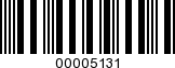 Barcode Image 00005131