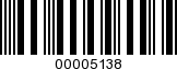 Barcode Image 00005138