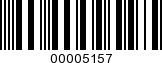 Barcode Image 00005157
