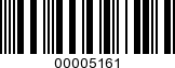 Barcode Image 00005161