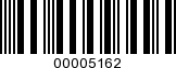 Barcode Image 00005162