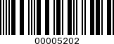Barcode Image 00005202