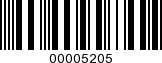 Barcode Image 00005205