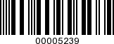 Barcode Image 00005239
