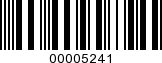Barcode Image 00005241