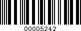 Barcode Image 00005242