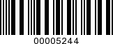 Barcode Image 00005244
