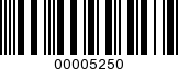 Barcode Image 00005250