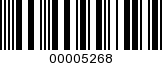 Barcode Image 00005268