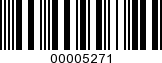 Barcode Image 00005271