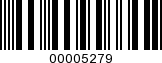 Barcode Image 00005279