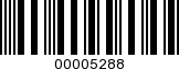 Barcode Image 00005288