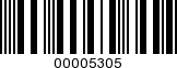 Barcode Image 00005305