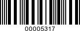 Barcode Image 00005317