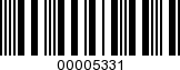 Barcode Image 00005331