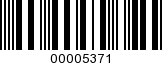Barcode Image 00005371