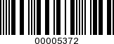 Barcode Image 00005372