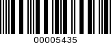 Barcode Image 00005435