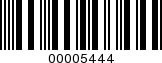 Barcode Image 00005444
