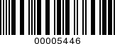 Barcode Image 00005446