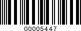 Barcode Image 00005447