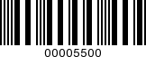 Barcode Image 00005500