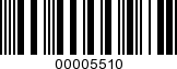 Barcode Image 00005510