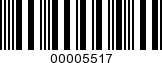 Barcode Image 00005517