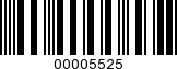 Barcode Image 00005525