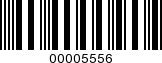 Barcode Image 00005556