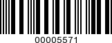 Barcode Image 00005571