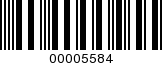 Barcode Image 00005584