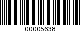 Barcode Image 00005638