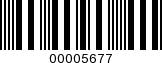 Barcode Image 00005677