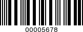 Barcode Image 00005678