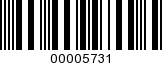 Barcode Image 00005731