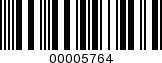 Barcode Image 00005764