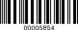 Barcode Image 00005854