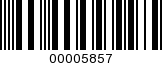 Barcode Image 00005857