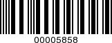 Barcode Image 00005858