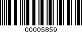 Barcode Image 00005859